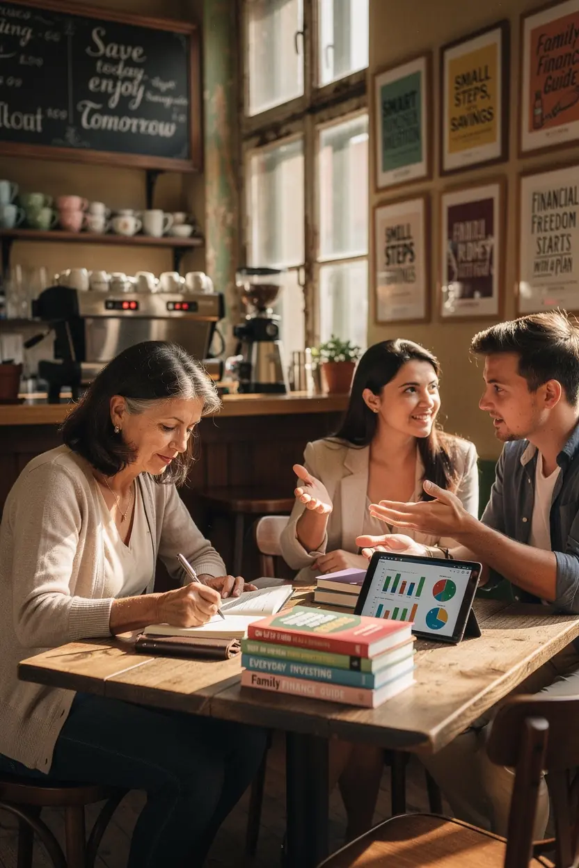 Pénzügyi tervezés grafika, amely bemutatja a költségvetés készítés lépéseit.